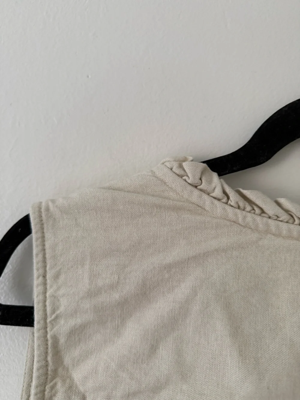 Sonoma Linen Blend Button Down Cream Beige Tank Blouse Size 2X Beachy Coastal - Picture 4 of 10